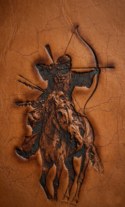 Embossed Leather Journal ZMAE003